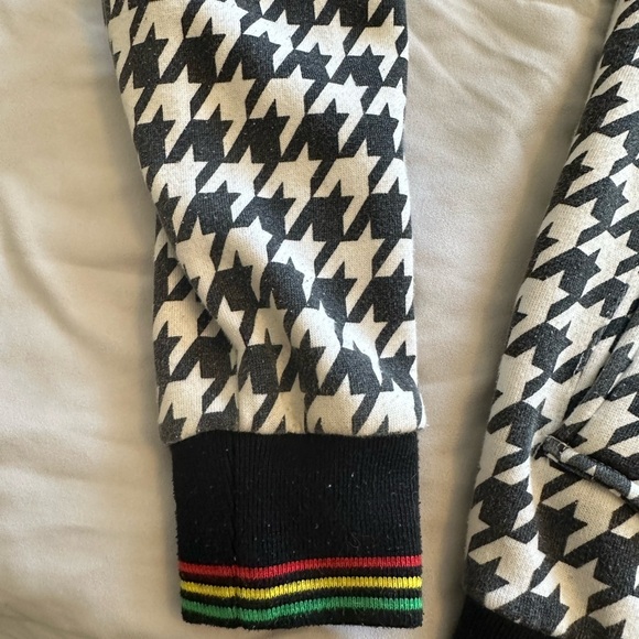 RARE No Doubt Houndstooth Concert Hoodie-XS - Picture 6 of 13